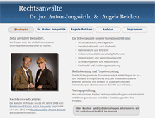 Tablet Screenshot of jungwirth-beicken.de